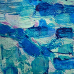 Load image into Gallery viewer, luscious scarves Scarves Bright Pink and Turquoise Water Colored Patches Print Scarf
