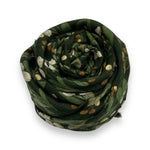 Load image into Gallery viewer, luscious scarves Scarves Ladies Tulip Print Scarf with Small Golden Berries, Green
