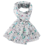 Load image into Gallery viewer, luscious scarves Scarves &amp; Shawls Red Cuckoo Ladies Pastel Coloured Light Weight Raindrops Scarf
