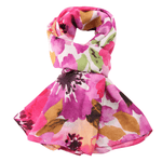 Load image into Gallery viewer, luscious scarves Scarves Vibrant Pink Summer Blossom Scarf
