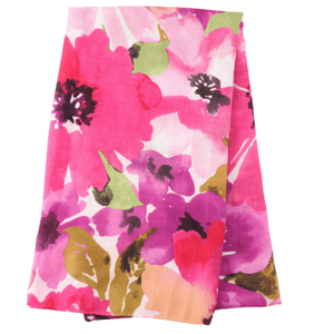 luscious scarves Scarves Vibrant Pink Summer Blossom Scarf