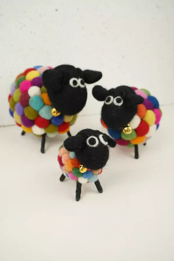 luscious scarves sheep Pachamama Mini Ziggy , Hand Felted Sheep.
