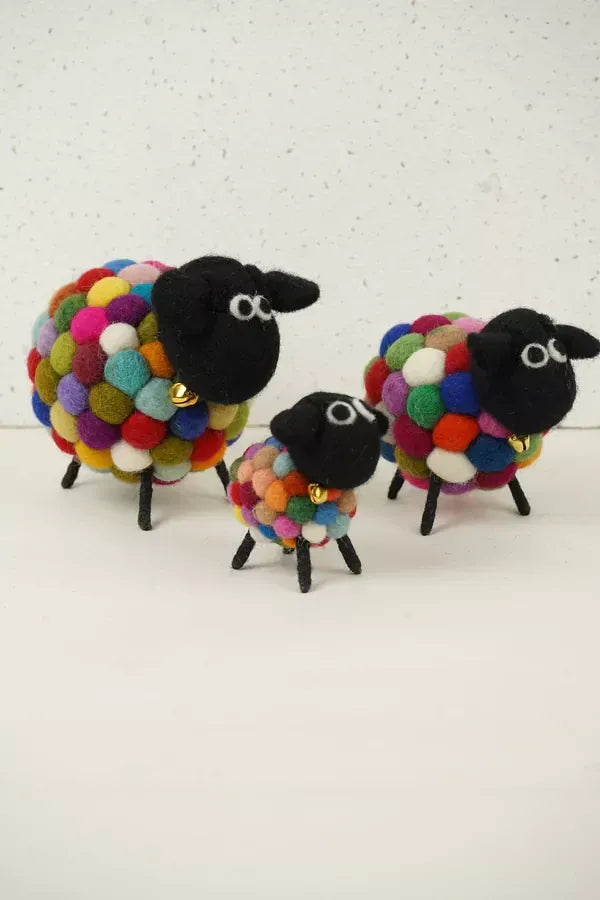 luscious scarves sheep Pachamama Mini Ziggy , Hand Felted Sheep.