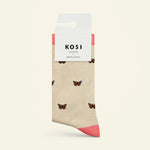 Load image into Gallery viewer, luscious scarves Socks KOSI The Butterfly Bamboo Ladies Socks
