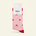 Load image into Gallery viewer, luscious scarves Socks KOSI The Cherry Bamboo Ladies Socks
