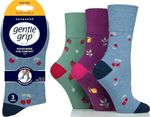 Load image into Gallery viewer, luscious scarves Socks Ladies Fun Feet Gentle Grip Non Binding Honey Comb Loose Top Socks UK 4-8 by Sock Shop
