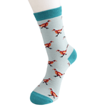 Load image into Gallery viewer, luscious scarves Socks Ladies Miss Sparrow Bamboo Socks Pheasants Design Duck Egg
