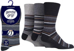 Load image into Gallery viewer, luscious scarves Socks Men&#39;s Gentle Grip BIG FOOT Non Binding Honey Comb Soft Top Socks UK 12-14 by Sock Shop - 3 Pack
