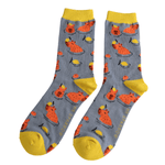 Load image into Gallery viewer, luscious scarves Socks Men&#39;s Mr Sparrow Bamboo Socks Capybara Denim
