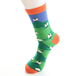 Load image into Gallery viewer, luscious scarves Socks Men&#39;s Mr Sparrow Bamboo Socks Highland Sheep Design Royal Blue
