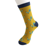 Load image into Gallery viewer, luscious scarves Socks Men&#39;s Mr Sparrow Bamboo Socks Peacock Mustard

