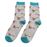 Load image into Gallery viewer, luscious scarves Socks Men&#39;s Mr Sparrow Bamboo Socks Pheasants Silver
