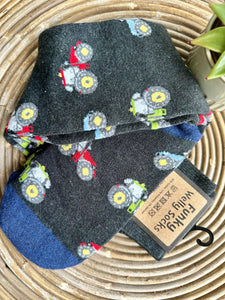 luscious scarves Socks Soft Cotton Welly Socks , Funky Novelty Designs