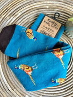 Load image into Gallery viewer, luscious scarves Socks Soft Cotton Welly Socks , Funky Novelty Designs
