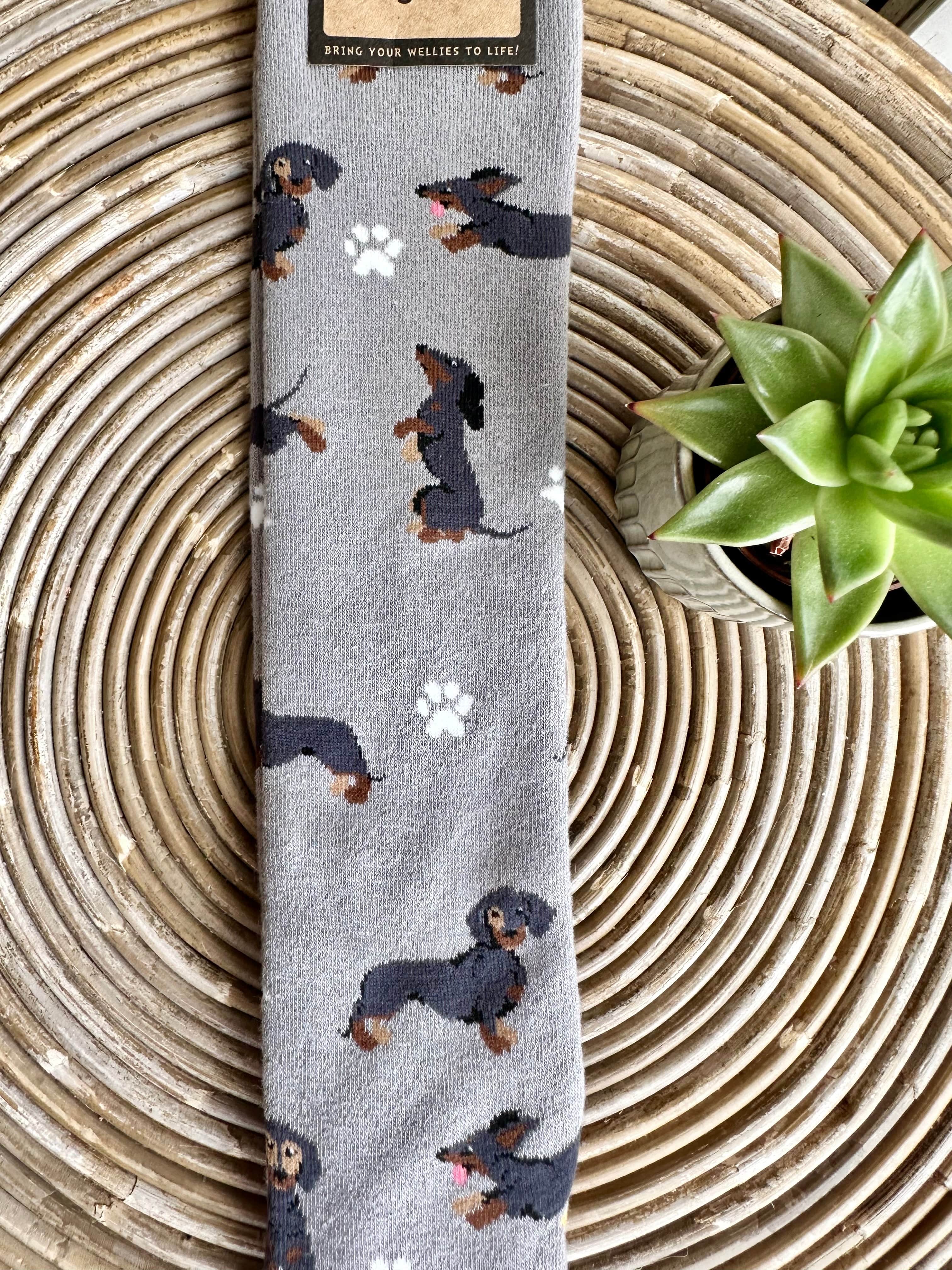 luscious scarves Socks Soft Cotton Welly Socks , Funky Novelty Designs