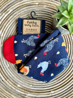 Load image into Gallery viewer, luscious scarves Socks Soft Cotton Welly Socks , Funky Novelty Designs
