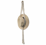 Load image into Gallery viewer, luscious scarves sun hats Macrame Hat Storage - Natural - 1 Hat
