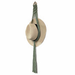 Load image into Gallery viewer, luscious scarves sun hats Macrame Hat Storage - Sage Green - 1 Hat
