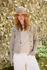 Load image into Gallery viewer, luscious scarves sun hats Pachamama Beachcomber Hemp/Cotton Sun Hat , Packable , Foldable, Fair Trade.
