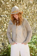 Load image into Gallery viewer, luscious scarves sun hats Pachamama Beachcomber Hemp/Cotton Sun Hat , Packable , Foldable, Fair Trade.

