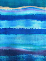 Load image into Gallery viewer, luscious scarves Tie Dye Stripes Scarf , Medium Weight .

