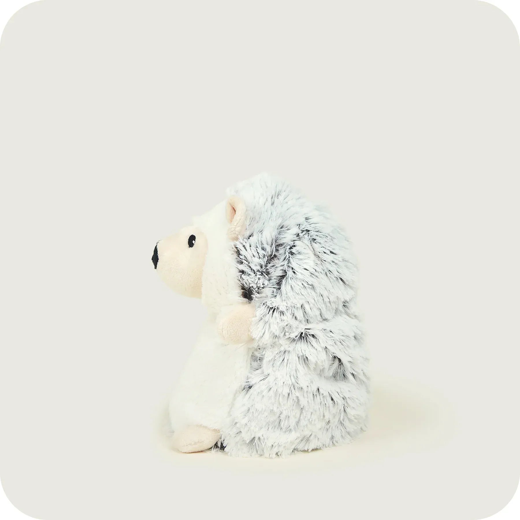 luscious scarves Warmies Fully Heatable Microvable Plush Toy Beige Hedgehog.