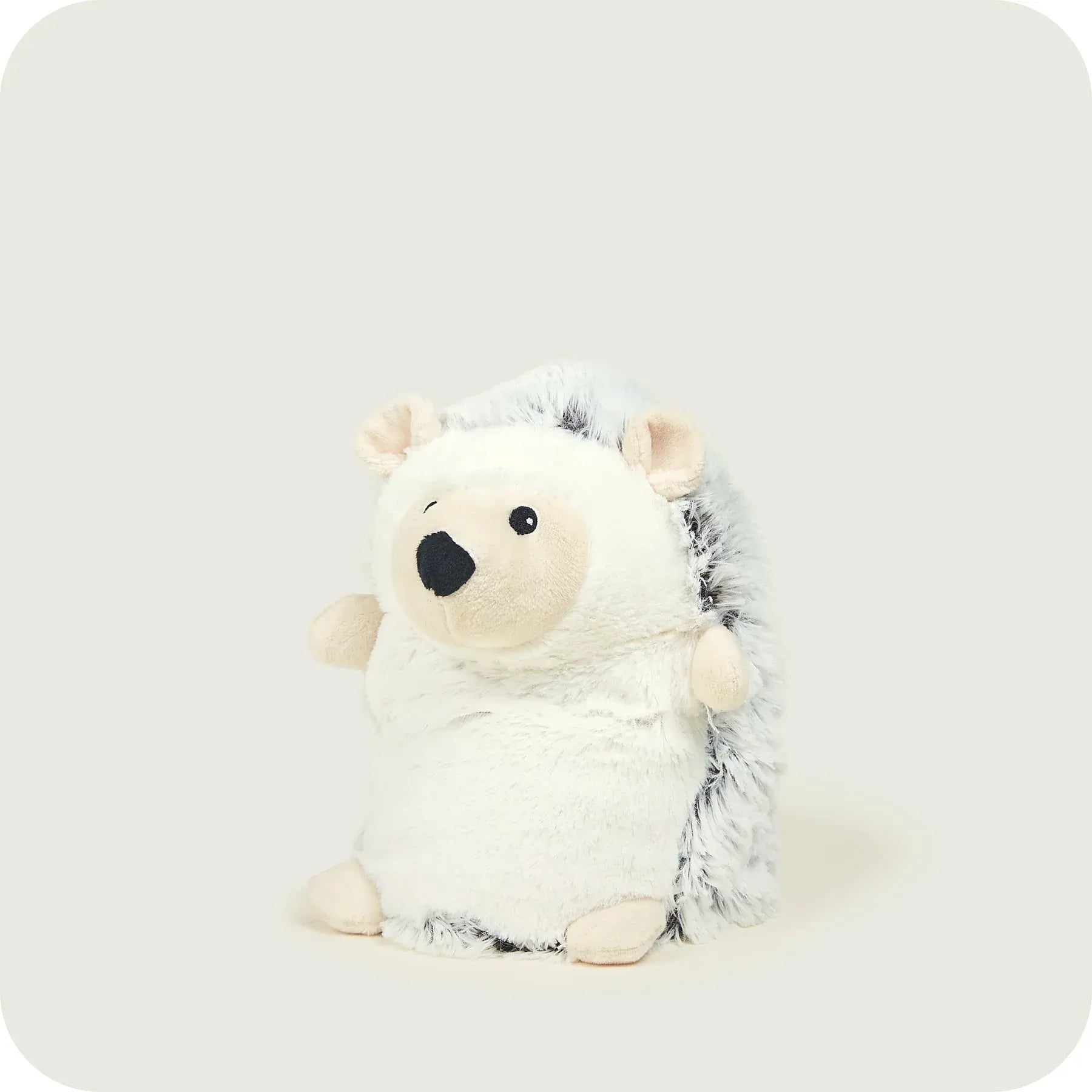 luscious scarves Warmies Fully Heatable Microvable Plush Toy Beige Hedgehog.
