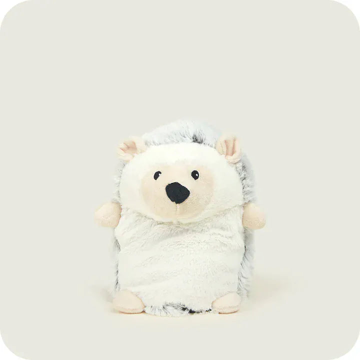 luscious scarves Warmies Fully Heatable Microvable Plush Toy Beige Hedgehog.