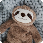 Load image into Gallery viewer, luscious scarves Warmies Fully Heatable Microvable Plush Toy Brown Sloth.
