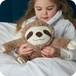 Load image into Gallery viewer, luscious scarves Warmies Fully Heatable Microvable Plush Toy Brown Sloth.
