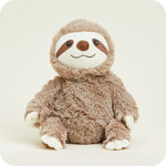 Load image into Gallery viewer, luscious scarves Warmies Fully Heatable Microvable Plush Toy Brown Sloth.
