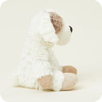 Load image into Gallery viewer, luscious scarves Warmies Fully Heatable Microvable Plush Toy .Cream and Biege Patch Puppy
