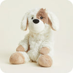Load image into Gallery viewer, luscious scarves Warmies Fully Heatable Microvable Plush Toy .Cream and Biege Patch Puppy
