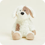 Load image into Gallery viewer, luscious scarves Warmies Fully Heatable Microvable Plush Toy .Cream and Biege Patch Puppy
