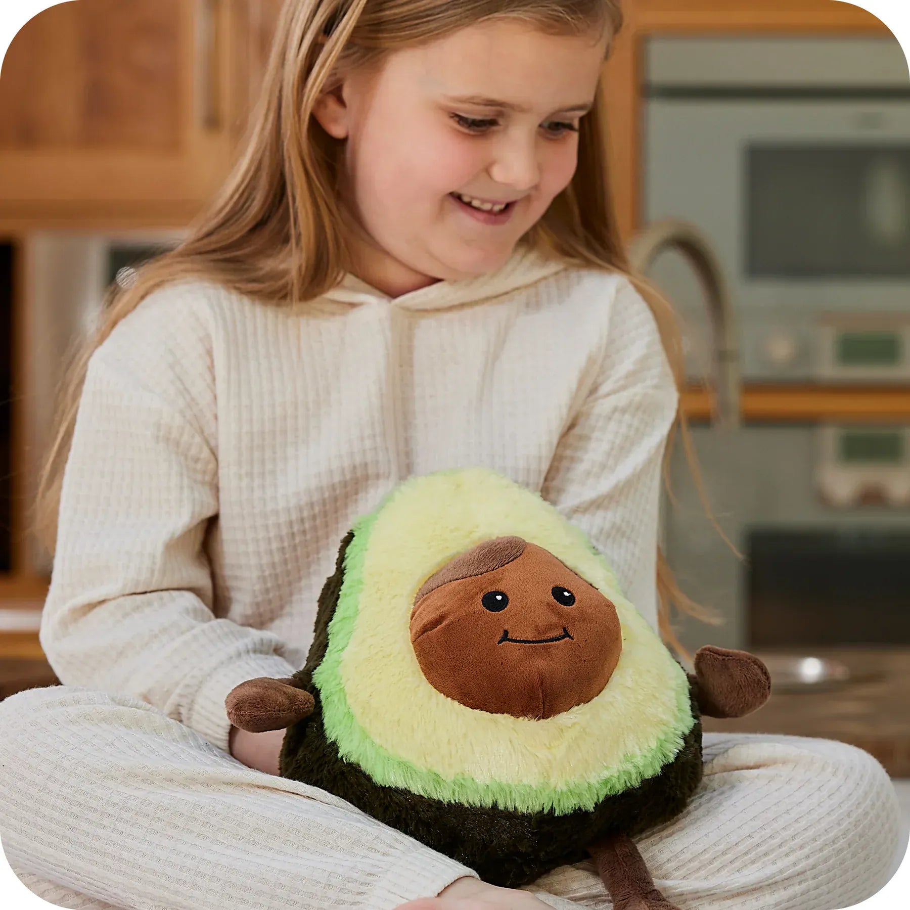 luscious scarves Warmies Fully Heatable Microvable Plush Toy Cute Avocado