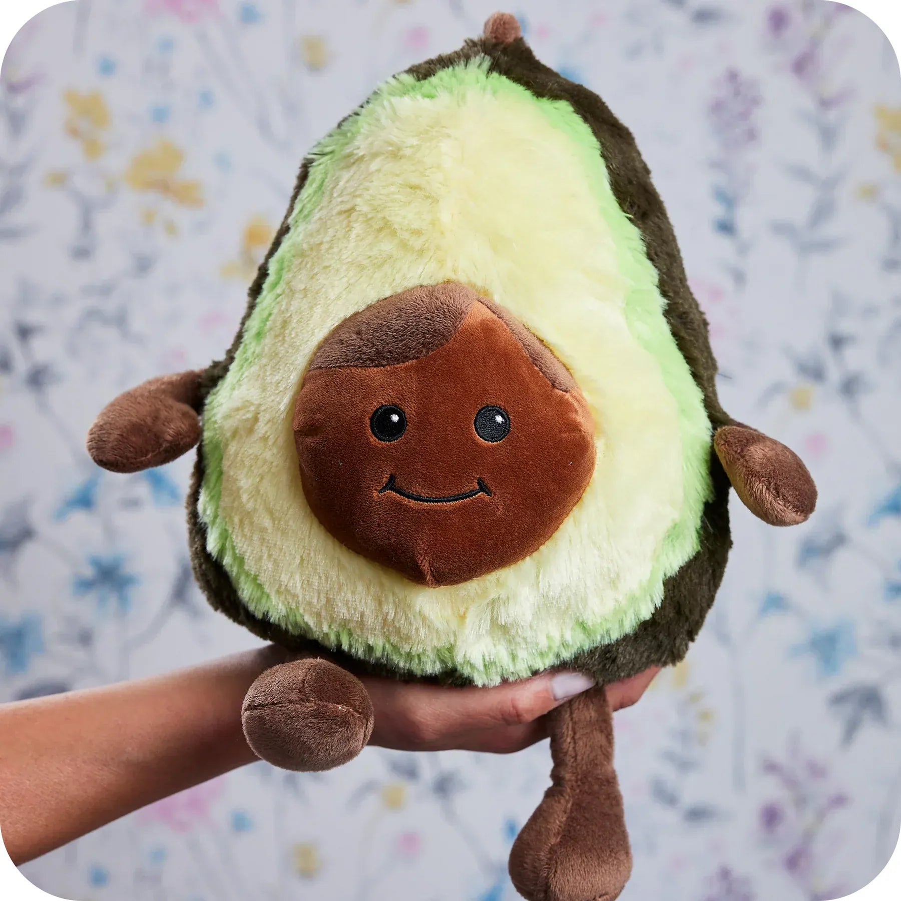 luscious scarves Warmies Fully Heatable Microvable Plush Toy Cute Avocado