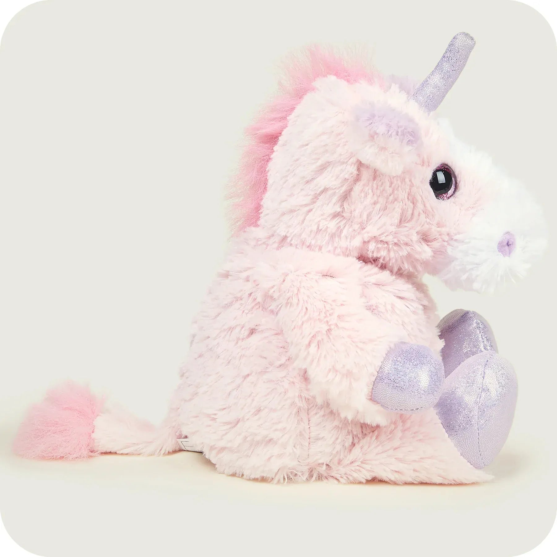 luscious scarves Warmies Fully Heatable Microvable Plush Toy Sparkly Pink Unicorn