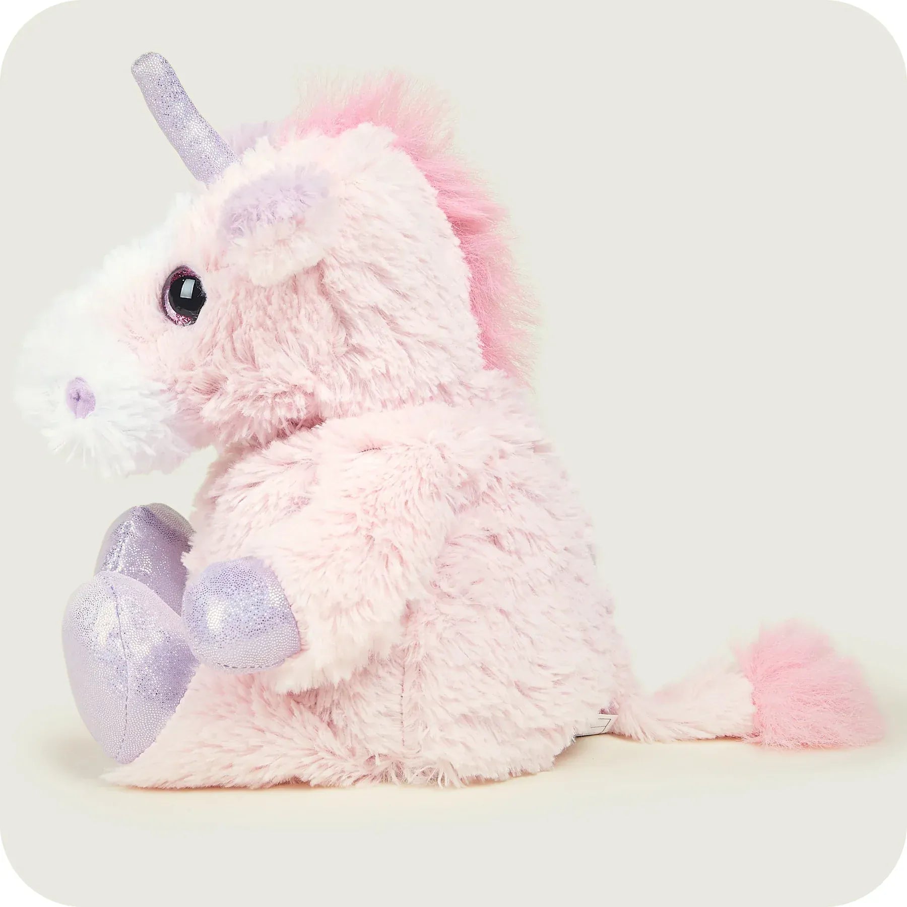luscious scarves Warmies Fully Heatable Microvable Plush Toy Sparkly Pink Unicorn