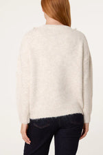 Load image into Gallery viewer, luscious scarves wool cardigan Cream Tie Front Cardigan with lace Trim
