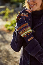 Load image into Gallery viewer, luscious scarves wool gloves Pachamama Colorado Glove Mitts , Handmade, Fairtrade.
