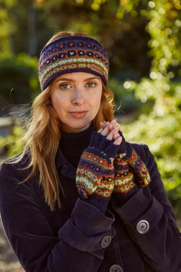 luscious scarves wool gloves Pachamama Colorado Glove Mitts , Handmade, Fairtrade.