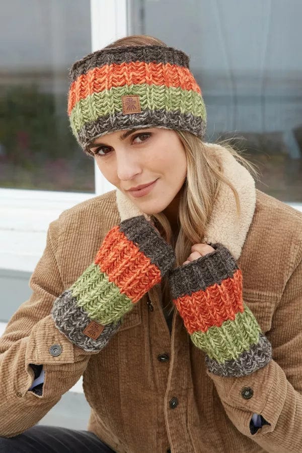 luscious scarves wool handwarmer Pachamama Cotopaxi Handwarmer,  Earth, Handmade, Fairtrade
