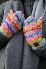 Load image into Gallery viewer, luscious scarves wool handwarmer Pachamama Kids San Francisco Handwarmer, Fair Trade
