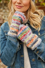 Load image into Gallery viewer, luscious scarves wool handwarmers Pachamama Coroico Handwarmers , Handmade, Fairtrade
