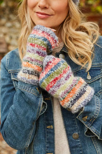 luscious scarves wool handwarmers Pachamama Coroico Handwarmers , Handmade, Fairtrade