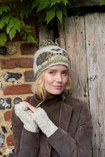 Load image into Gallery viewer, luscious scarves wool hat Pachamama Hedgehogs Bobble Hat , Handknitted , Fairtrade
