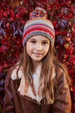 Load image into Gallery viewer, luscious scarves wool hat Pachamama Kids Seville Bobble Beanie
