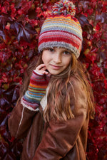 Load image into Gallery viewer, luscious scarves wool hat Pachamama Kids Seville Bobble Beanie
