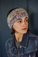 Load image into Gallery viewer, luscious scarves wool head band Pachamama Coroico Headband , Handmade, Fairtrade
