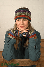 Load image into Gallery viewer, luscious scarves wool head band Pachamama Elveden Headband , Handknitted , Fairtrade
